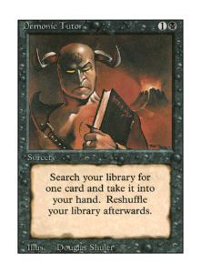 Demonic Tutor, Wizards of the Coast, 1993